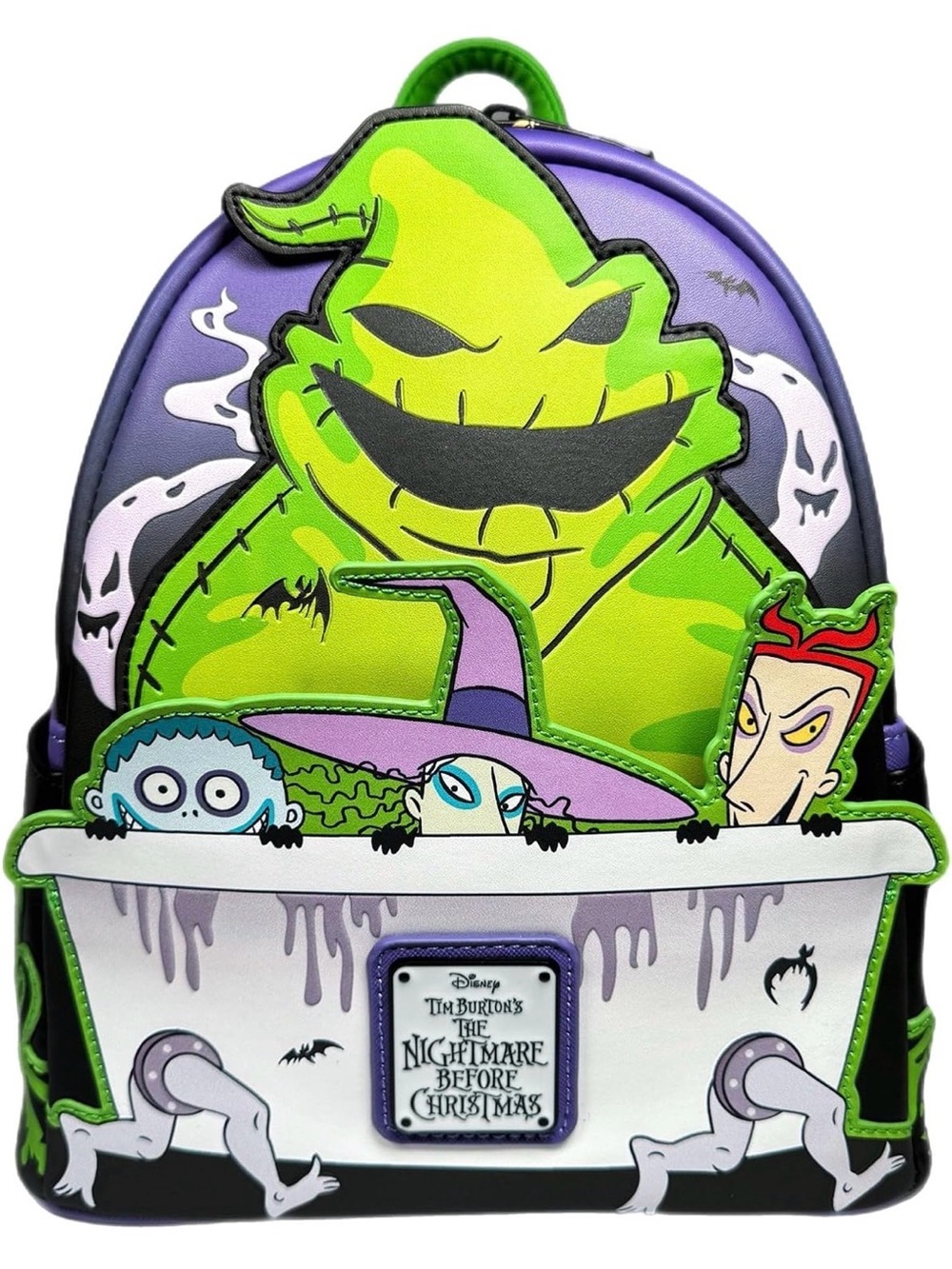 NEW OOGIE BOOGIE Lock Shock and Barrel NBC Light up & Glow in the Dark Backpack